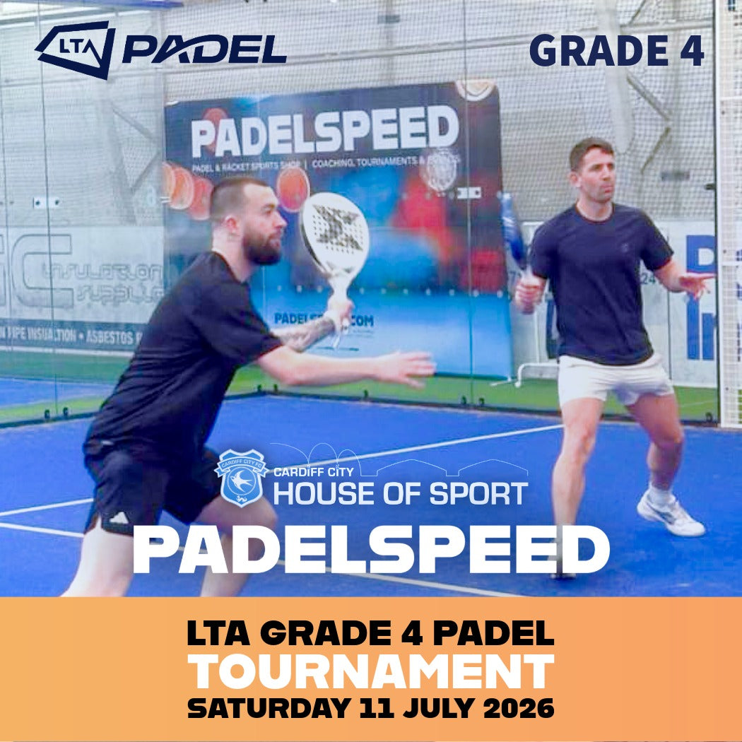 Padel Tournament Padelspeed LTA Grade 4 (HoS Cardiff), Sat 11 July 2026