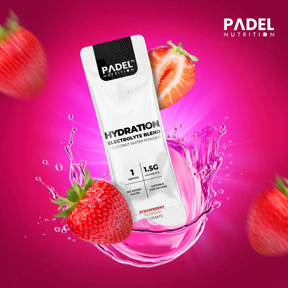 Padel Nutrition Hydration - 20 Sachet Box (Assorted Flavours)