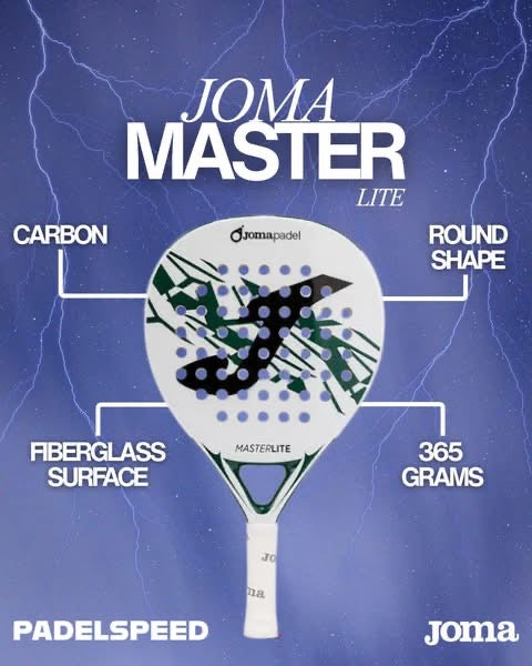 Pala de Pádel Joma Master Blanca/Azul (2026)