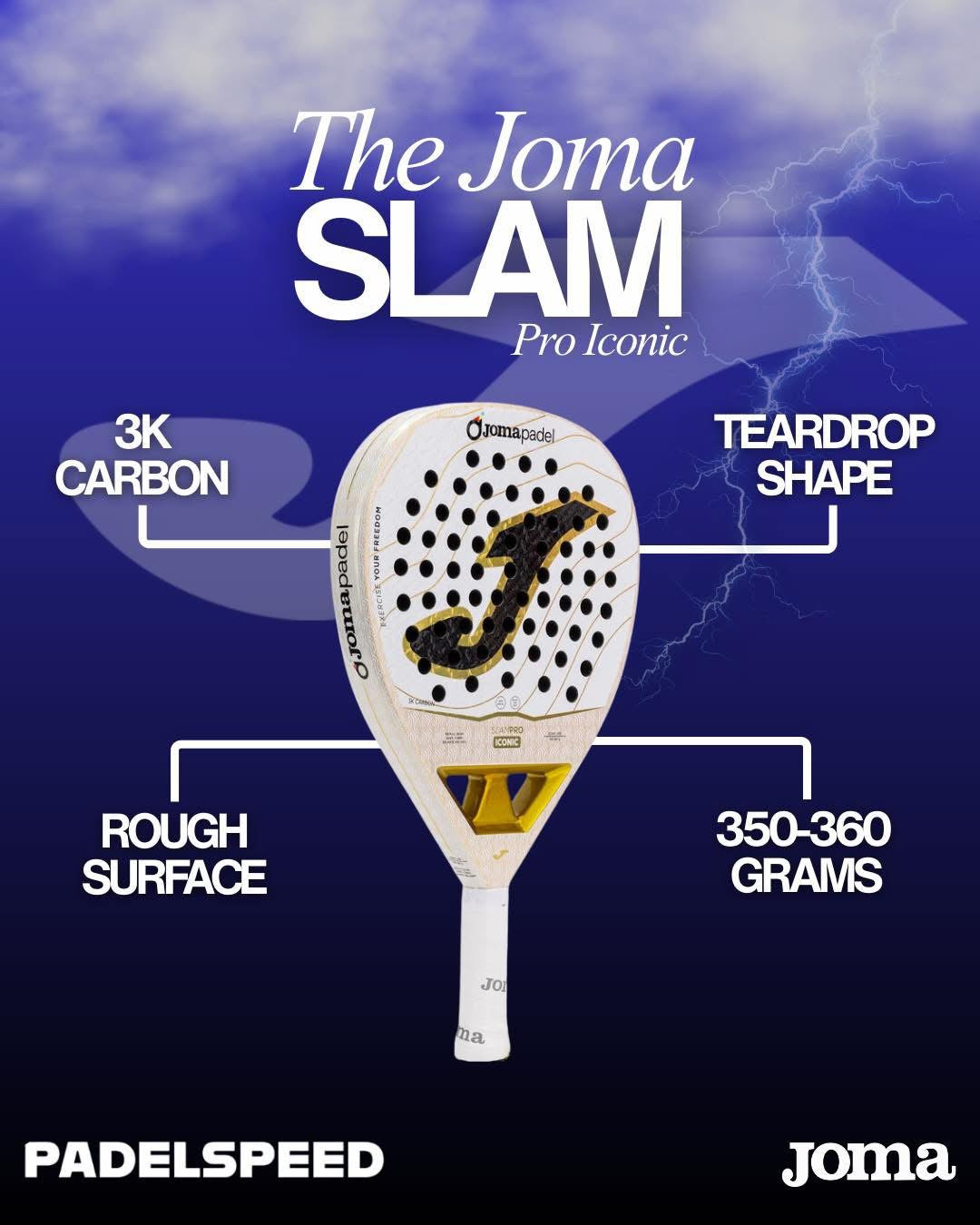 Raquete de Padel Joma Slam Pro Iconic (2026)