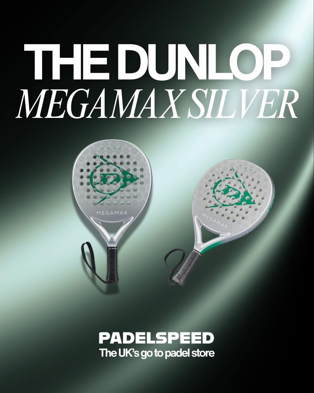 Pala de Pádel Dunlop Megamax Silver