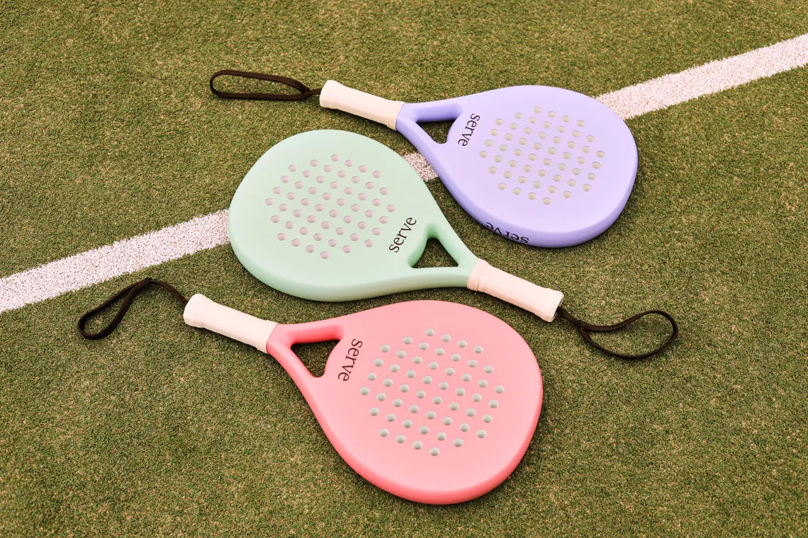 Padel Racket Serve Pastel Purple