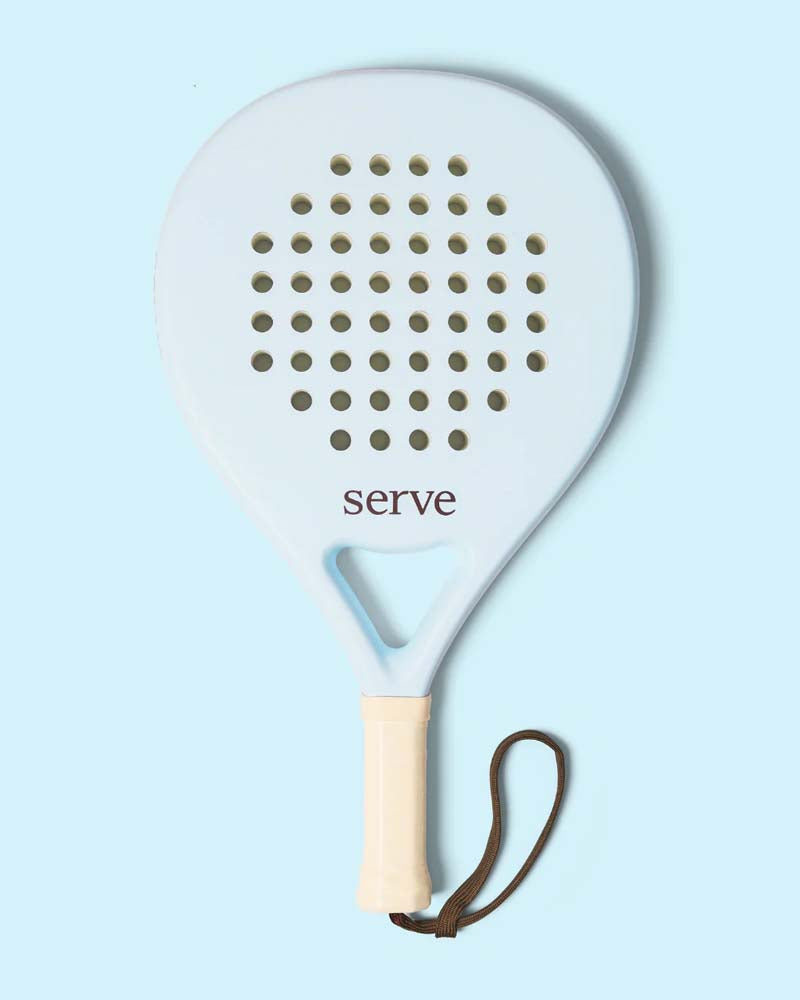 Servir Raquete de Padel Azul Pastel
