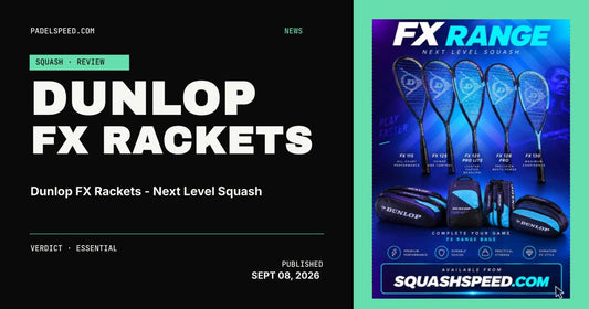 Complete Dunlop FX Range of Squash Rackets in Stock