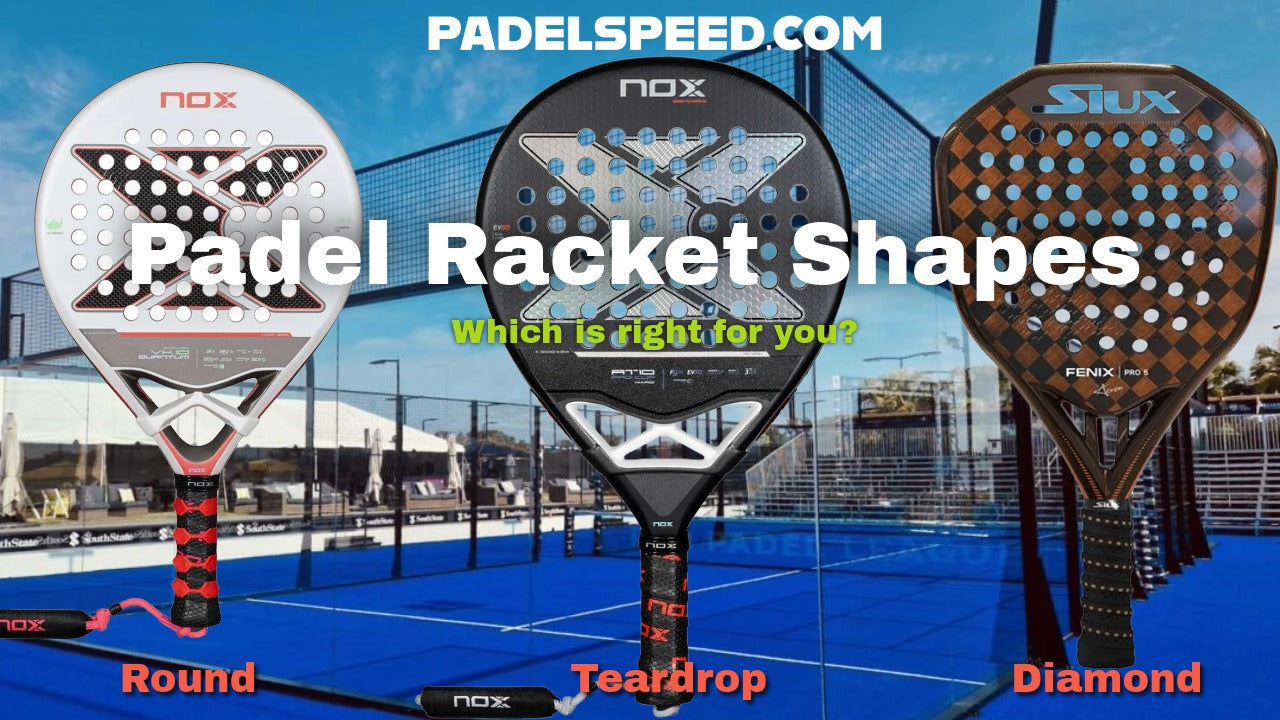 Padel Racket Shapes - Which is Right for You – Padelspeed