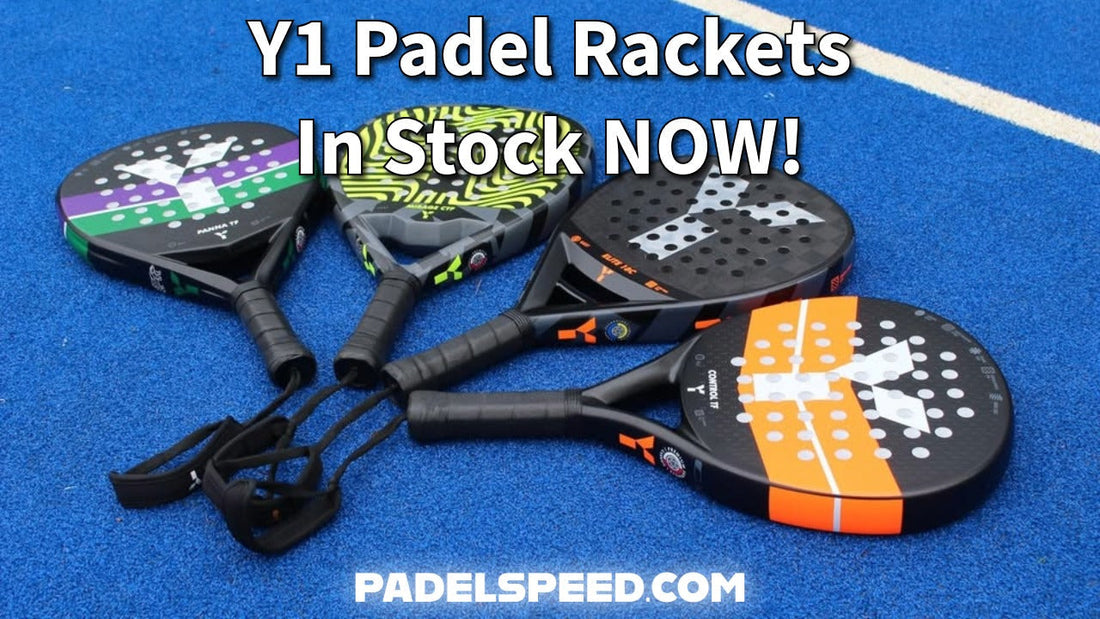 Y1 Padel Rackets Now In Stock at Padelspeed