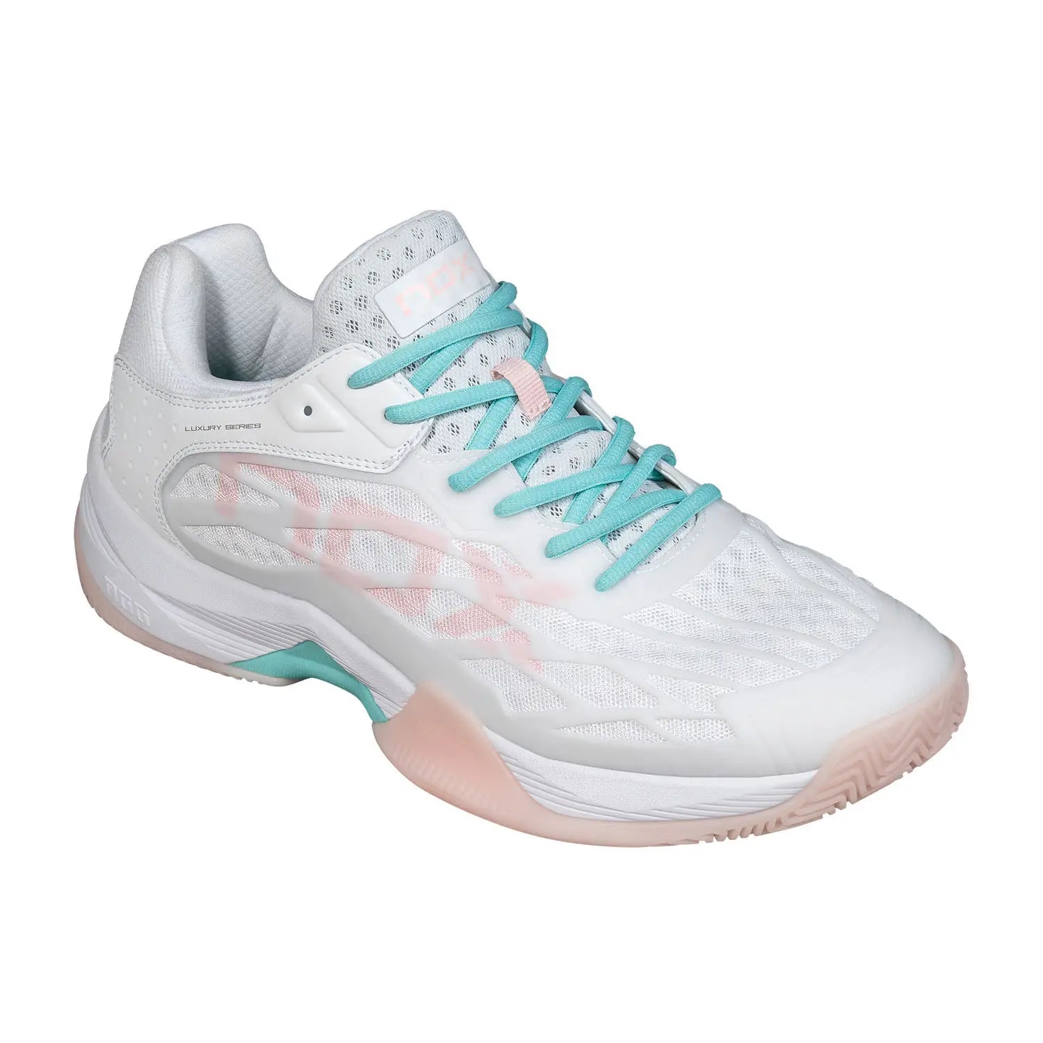 Women's Shoes NOX AT10 LUX White Potpurri – Padelspeed