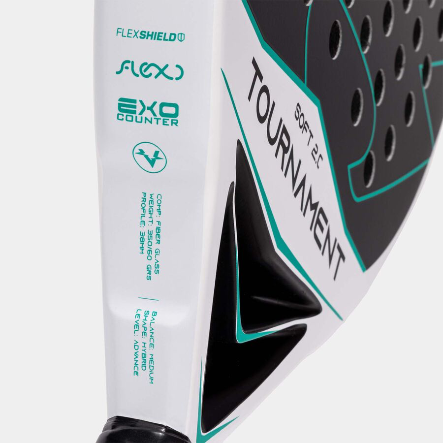 Padel Racket Joma Tournament Soft (White/Green)