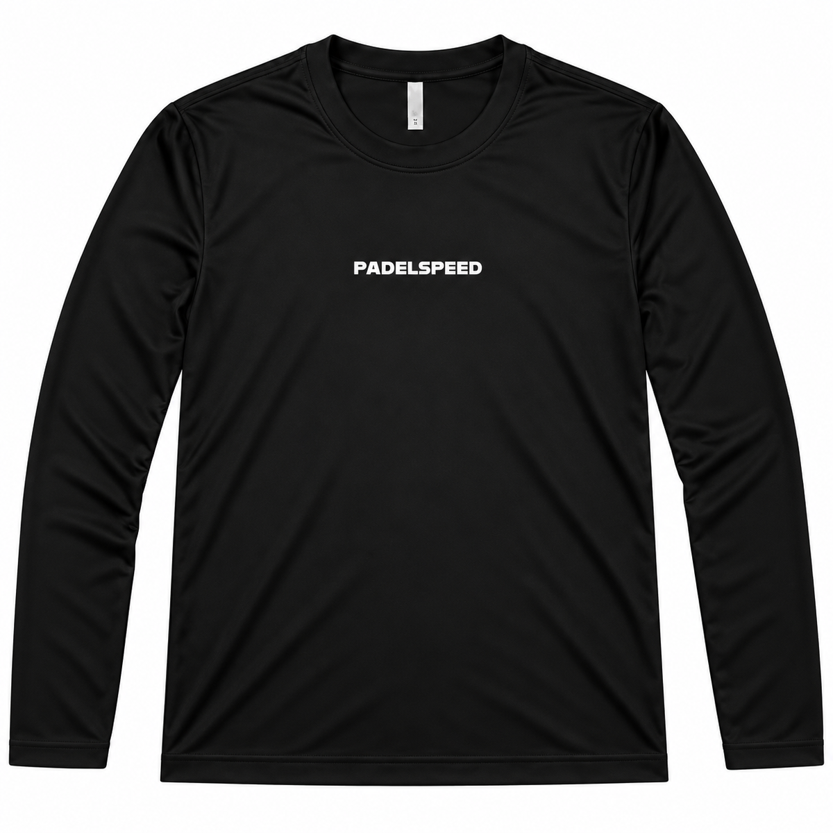 Unisex Cotton Long Sleeve Shirt Padelspeed (Black)