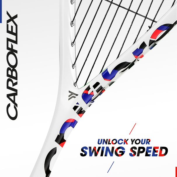 Squash Racket Tecnifibre Carboflex 135 X-Top V2 (NEW) - Padelspeed Padel, Squash & Tennis