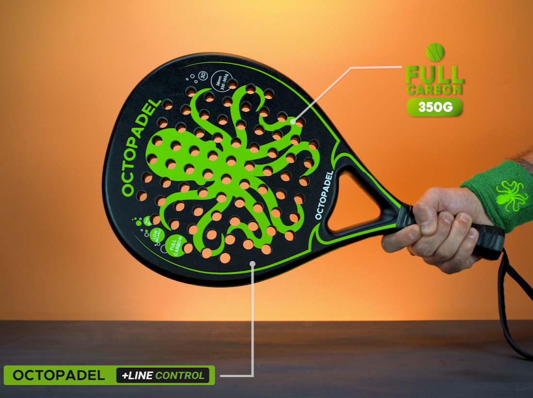 Padel Racket Octopadel Control (Green, Light Feel)