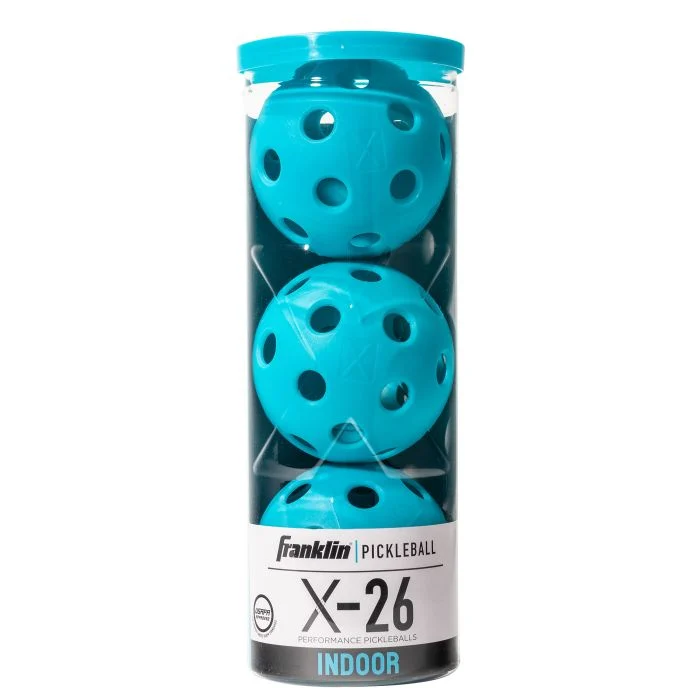 Pickleballs Franklin X-26 Indoor Blue - Padelspeed - UK padel and racket sports shop (Sports & Outdoors)