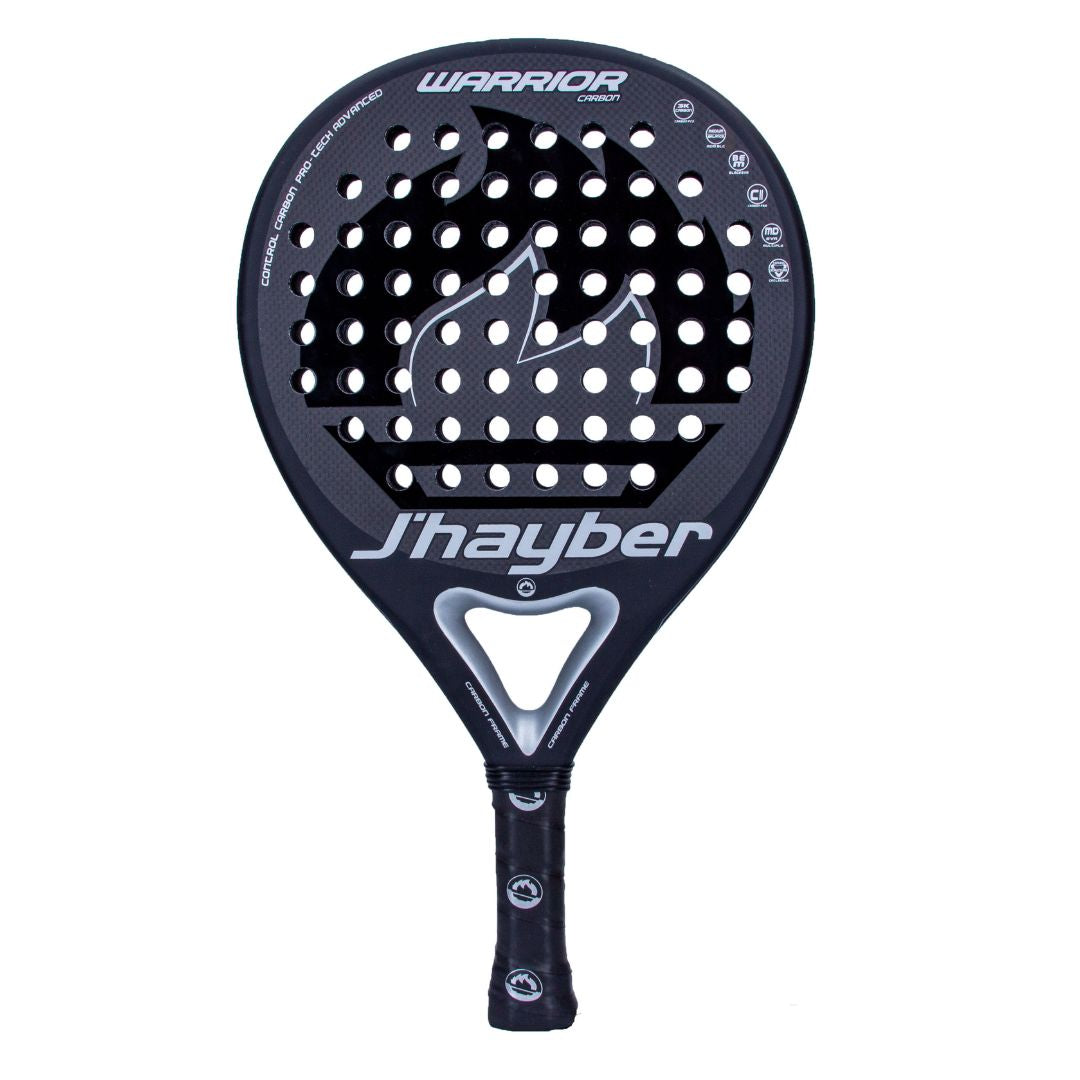 Raquete de Padel J'hayber Warrior Carbon Black