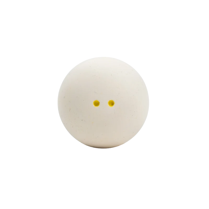 Dunlop Pro White Double Yellow Dot Squash Balls (1 Dozen Box)