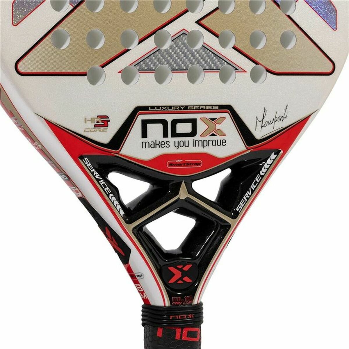 Raquete de Padel Nox ML10 Pro Cup Luxury WH Branco