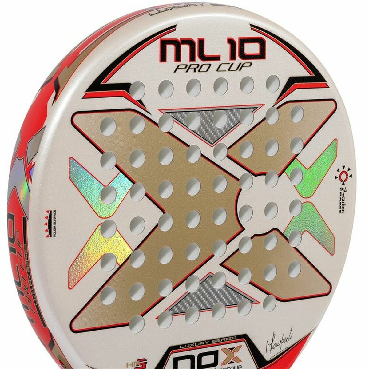 Pala de Pádel Nox ML10 Pro Cup Luxury WH Blanco