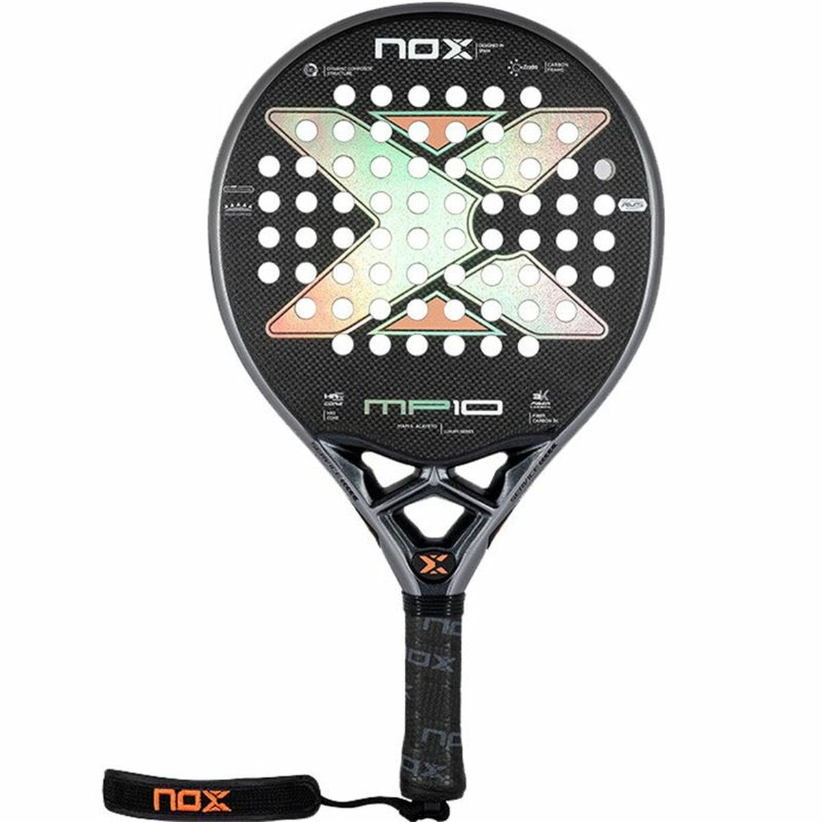 Padel Racket NOX MP10 Luxury 2023 Black - Padelspeed Padel, Squash & Tennis