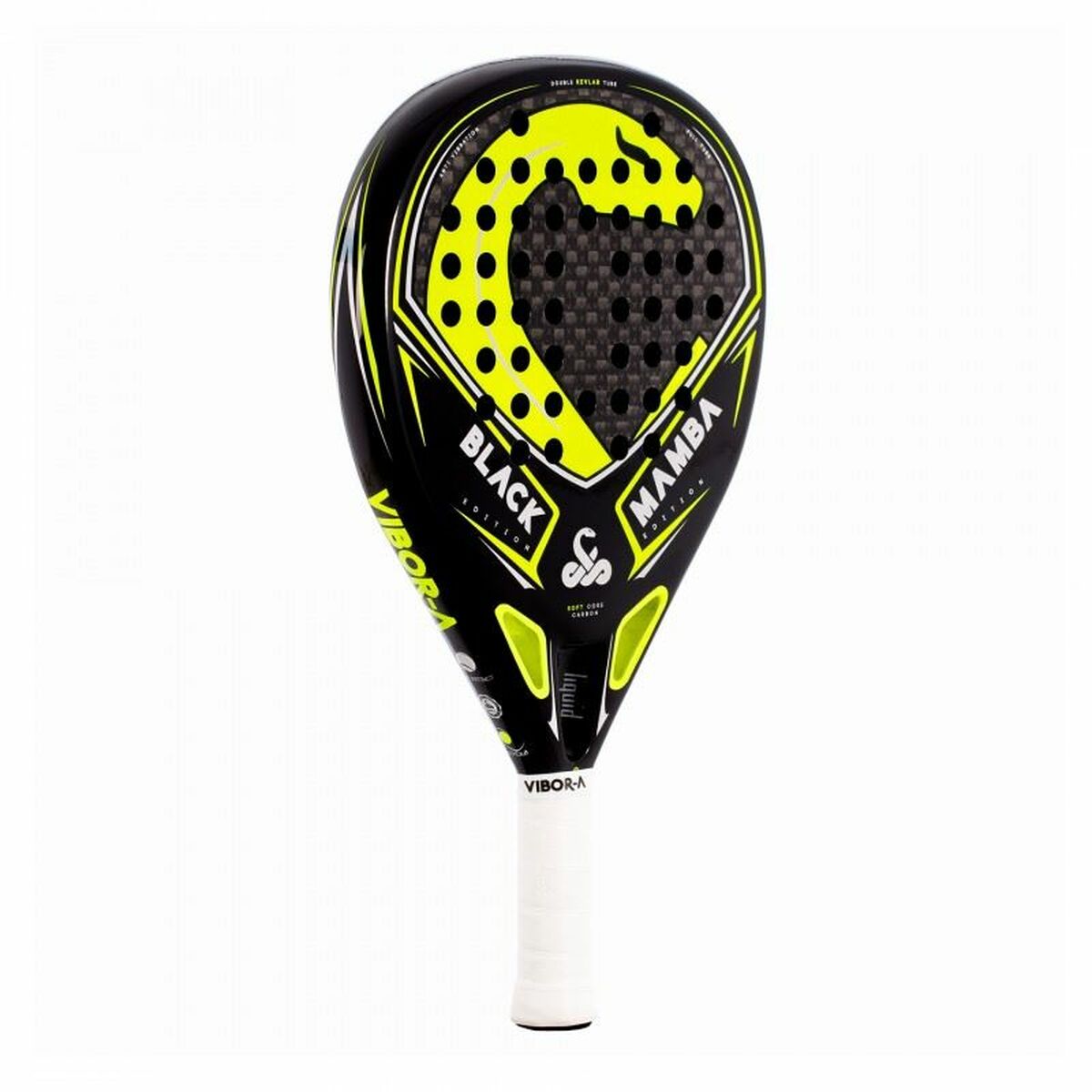 Padel Racket Vibor-A Mamba Liquid Edition Black - Padelspeed Padel, Squash & Tennis