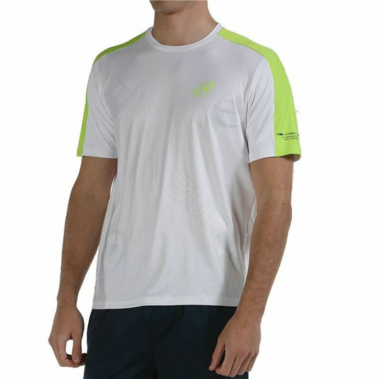 Camisola de Manga Curta Homem Bullpadel Branco Homem