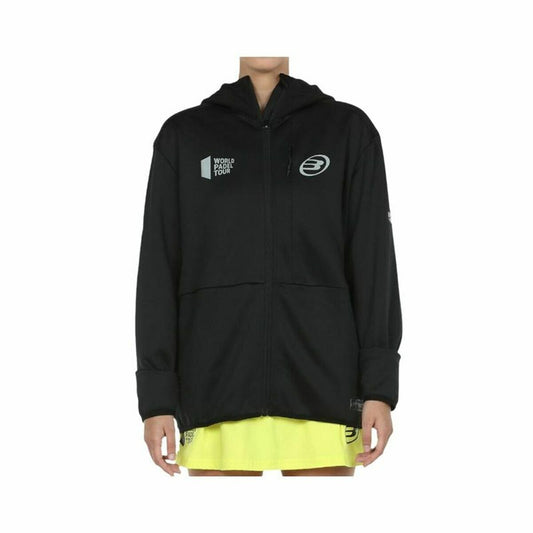 Chaqueta Deportiva para Mujer Bullpadel Llera Negro