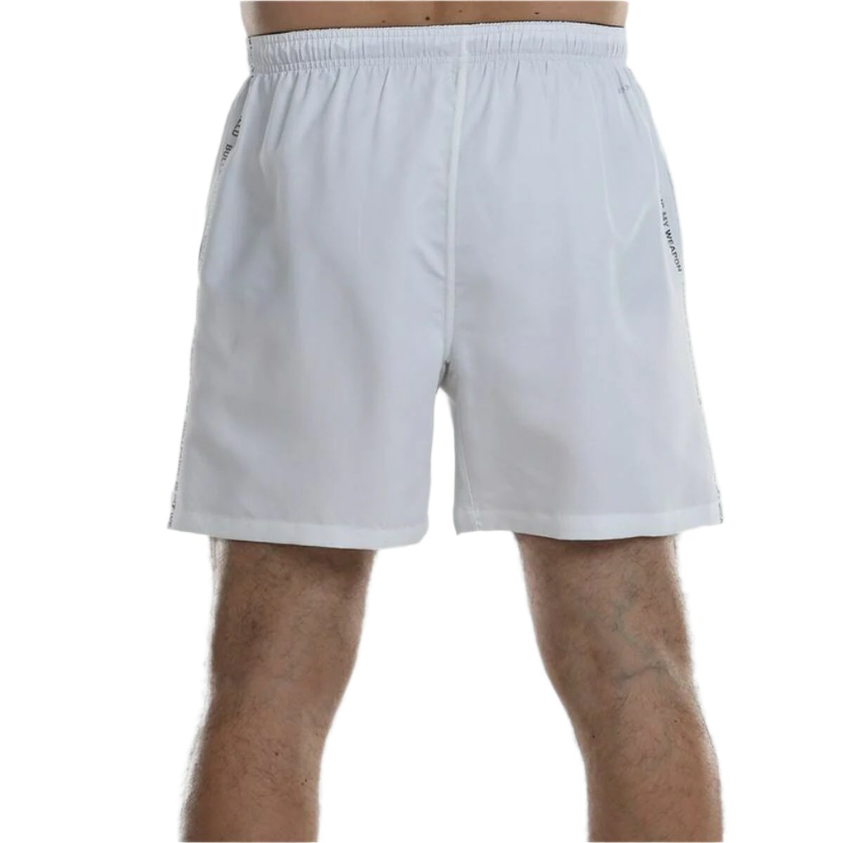 Men's Padel Shorts Bullpadel Agnus White - Padelspeed Padel, Squash & Tennis