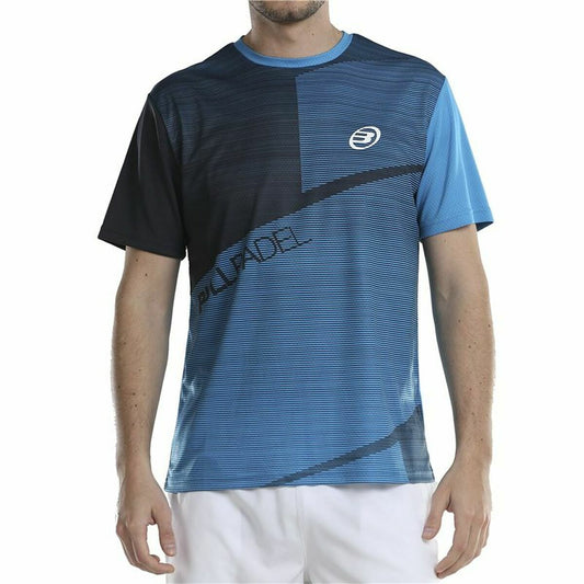 Camiseta de Manga Corta Hombre Bullpadel Afile  Azul