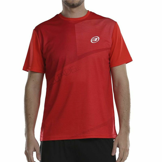 Camisola de Manga Curta Homem Bullpadel Afile Vermelho