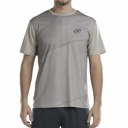 Camiseta de Manga Corta Hombre Bullpadel Afile Gris