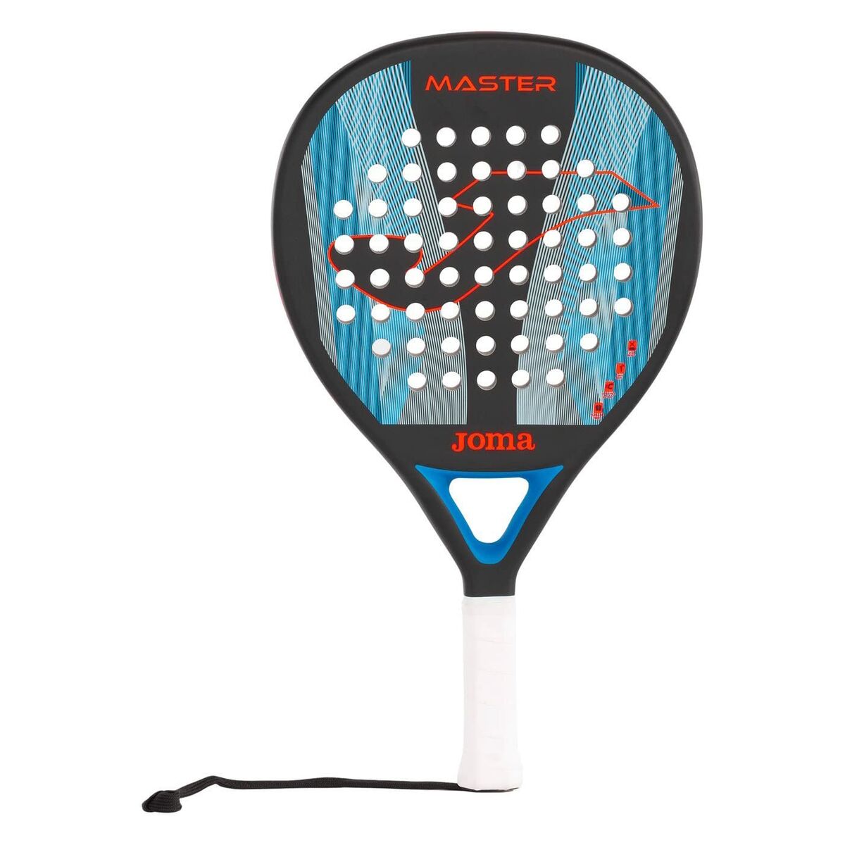 Padel Racket Joma Sport Master Black Fluo Turquoise - Padelspeed Padel, Squash & Tennis