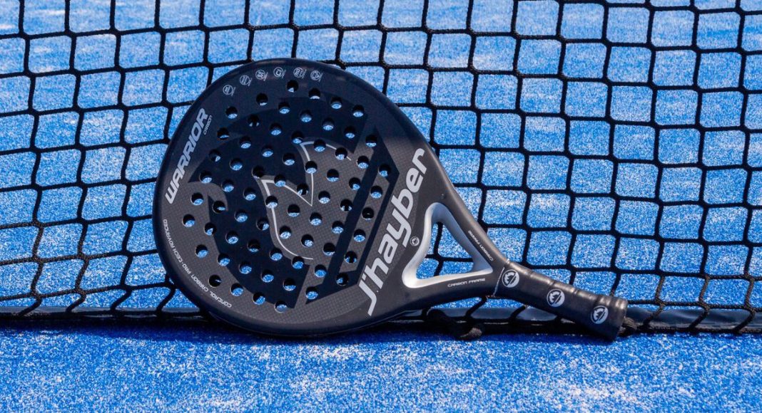Raquete de Padel J'hayber Warrior Carbon Black