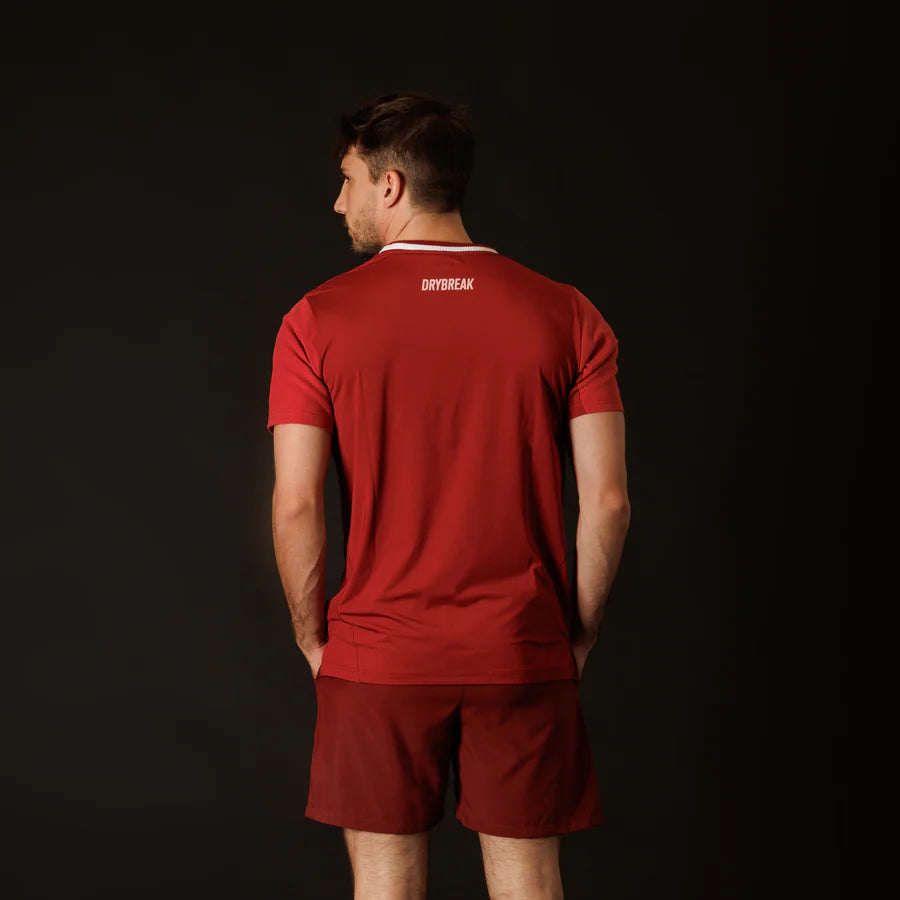 Men's Advanced T-Shirt Drybreak Wine