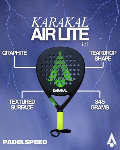 Padel Racket Karakal Air Lite 345 (Orange)