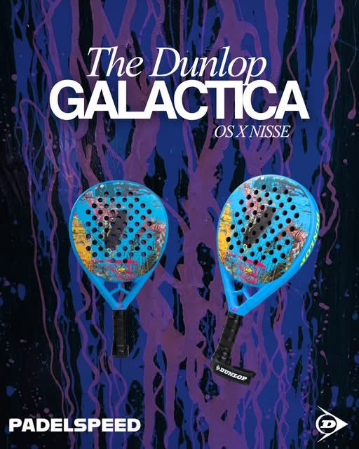 Pala de pádel Dunlop Galactica OS Nisse (Edición Limitada)