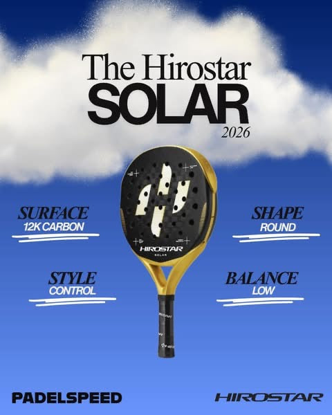 Pala de pádel Hirostar Solar (2026)