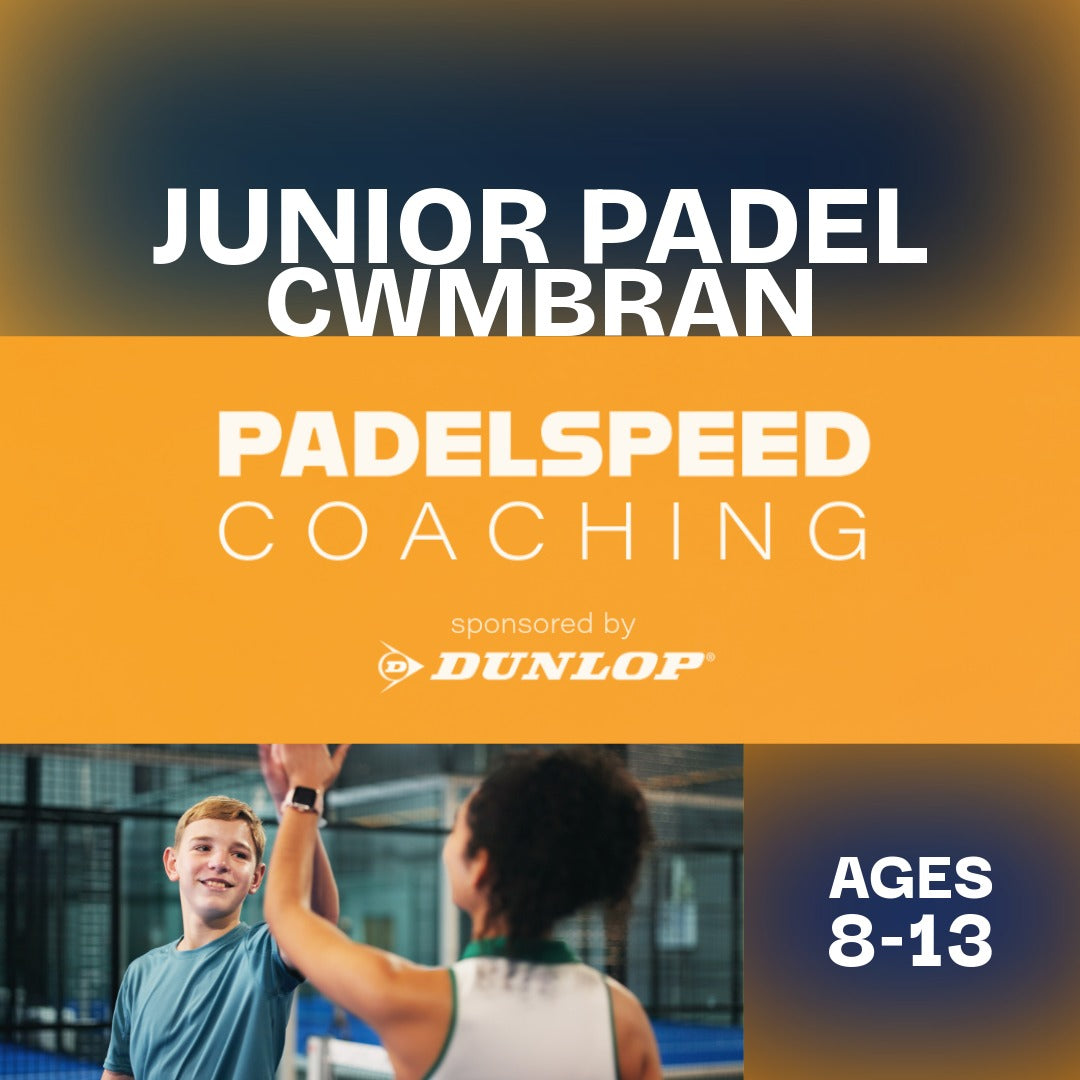 Padelspeed Coaching: Academia Junior, sábados de 12 a 13 h (Cwmbran)