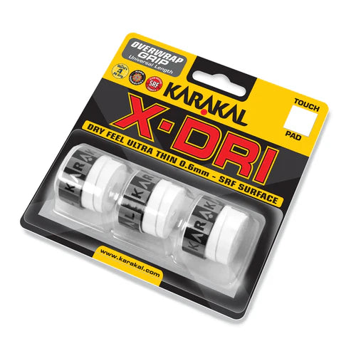 Karakal X-DRI Overwrap Grip (3 Pack)