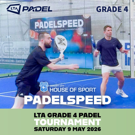 Padel Tournament Padelspeed LTA Grade 4 (HoS Cardiff), Sat 9 May 2026