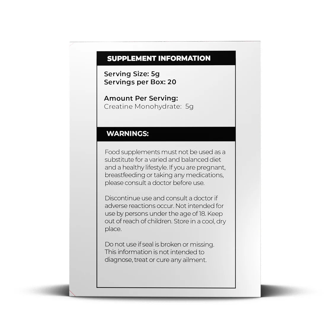 Padel Nutrition Creatine - 20 Sachet Box