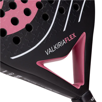 Pala de Pádel Joma Valkiria Flex Negra/Rosa (2026)