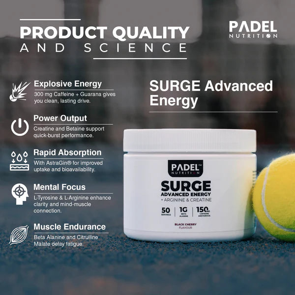Padel Nutrition SURGE Advanced Energy 250g