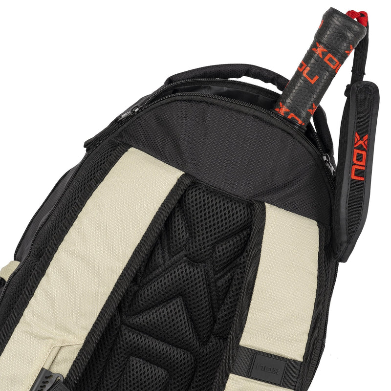 Padel Bag NOX Street Black Light Grey Backpack - Padelspeed - UK padel and racket sports shop (Sports and outdoors, Paddle tennis)