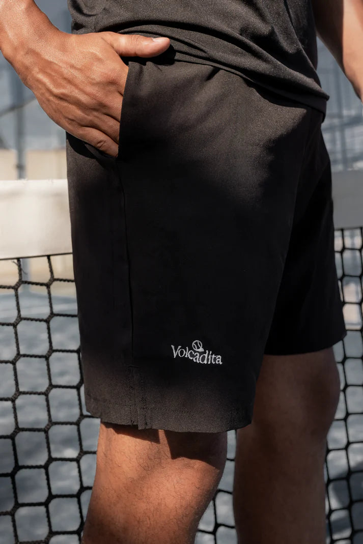 Men's Shorts Volcadita 'Court & Casual' Black - Padelspeed Padel, Squash & Tennis