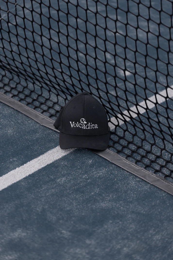 Court Cap Volcadita Black (2 Sizes) - Padelspeed Padel, Squash & Tennis