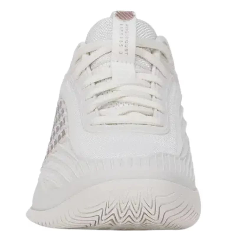 Women's Tennis Shoes K-Swiss Hypercourt Express 3 (White/Rose Gold)