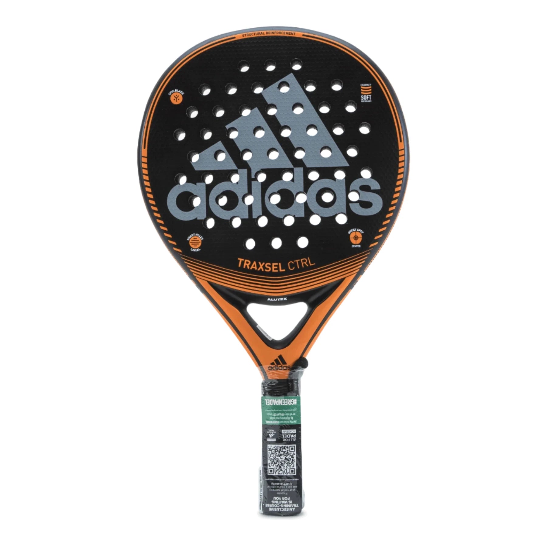 Padel Racket Adidas Traxsel Ctrl Orange/Black - Padelspeed Padel, Squash & Tennis