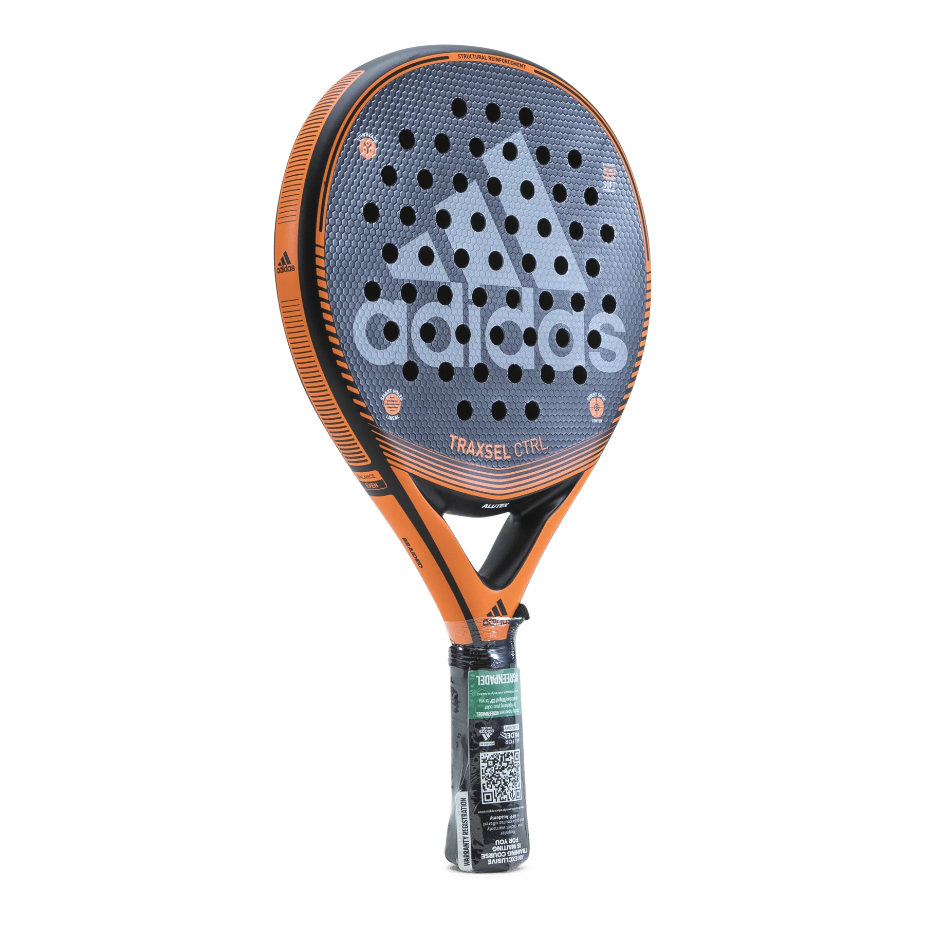 Padel Racket Adidas Traxsel Ctrl Orange/Black - Padelspeed Padel, Squash & Tennis