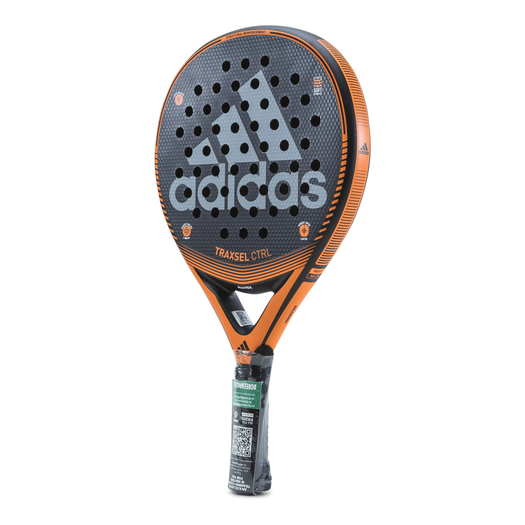 Padel Racket Adidas Traxsel Ctrl Orange/Black - Padelspeed Padel, Squash & Tennis