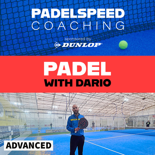 Padelspeed Coaching: Padel Advanced with Dario, 11am-12pm Fridays (Cardiff)