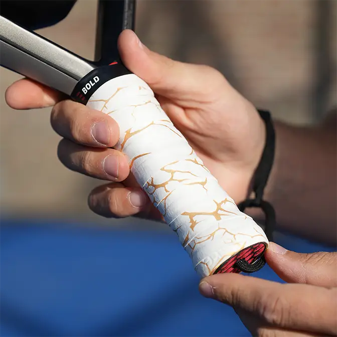 Bold White Lightning Padel Grip (3 Pack)