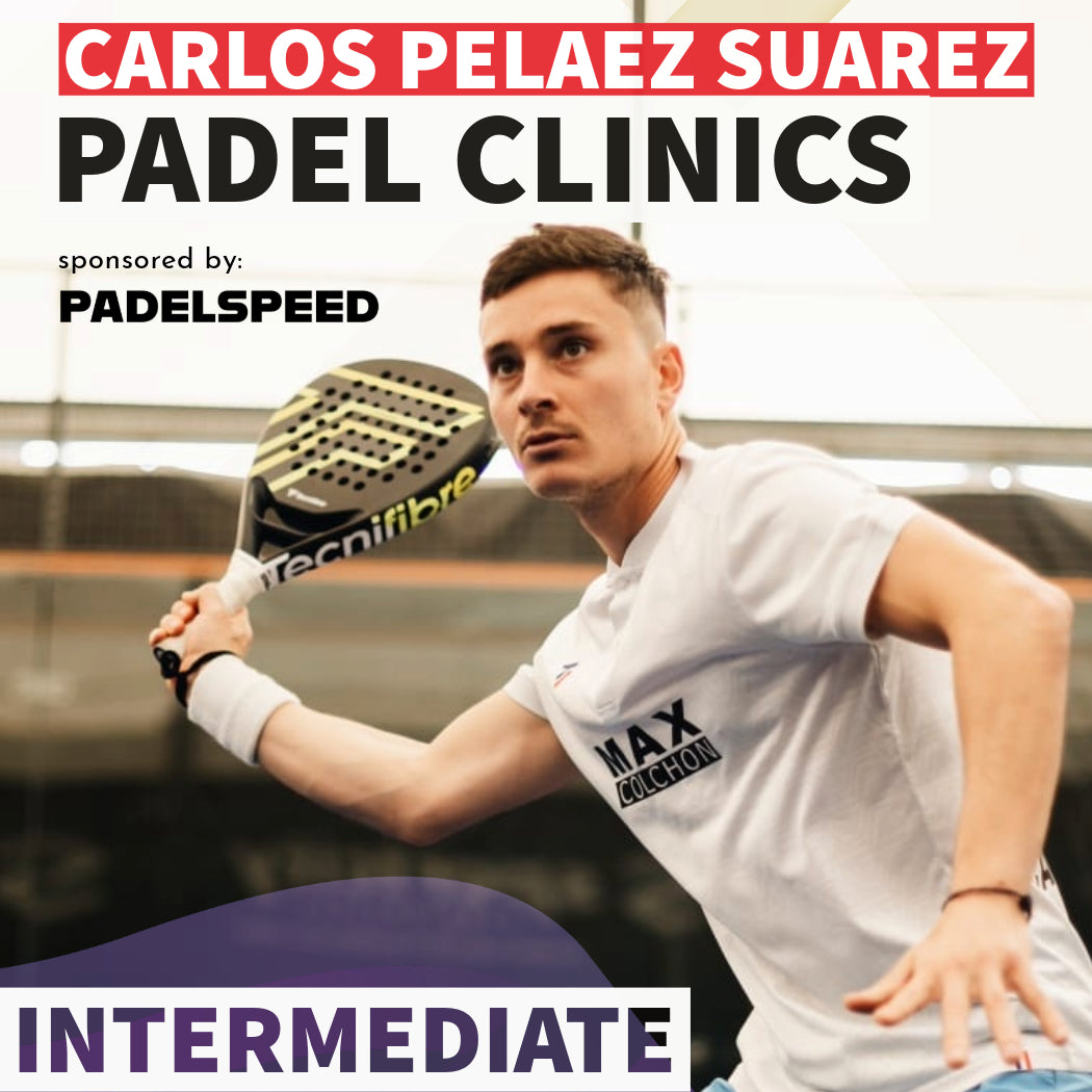 April 2025 Padel Clinics with Carlos Pelaez Suarez - Intermediate (Cardiff)